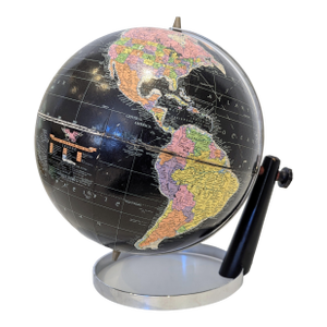 Starlight Globe on Chrome Ring Base by Replogle , Circa 1961–1964