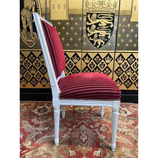 Louis Xvi Style Chairs, Set of 4 For Sale - Image 9 of 10