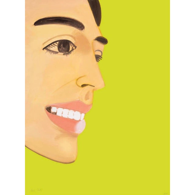 Plastic Alex Katz, Vivien on Green, 2022, Archival Pigment Print For Sale - Image 7 of 7