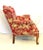 Chinoiserie Chinoiserie Newly Reupholstered Linen Toile Diminutive Wingback Chair For Sale - Image 3 of 5