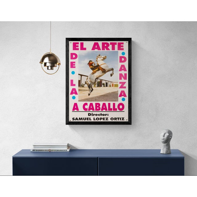 El Arte De La Danza A Caballo – 1980s – Original Vintage Event Poster – Equestrian Art – 70x52 cm The Piece This original...