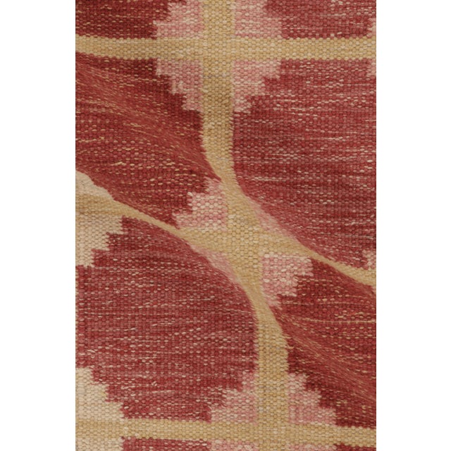 Contemporary Scandinavian Style Geometric Wool Rug, by Rug & Kilim, India For Sale In New York - Image 6 of 10