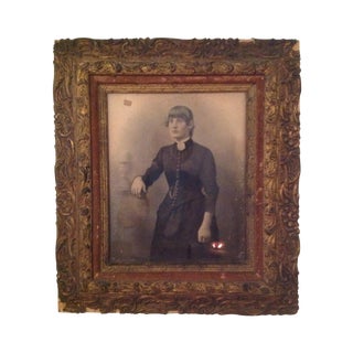 Antique Framed Portrait Photograph For Sale