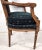 Vintage Italian Renaissance Directoire Hunter Green Desk Dining Accent Armchair For Sale - Image 9 of 13