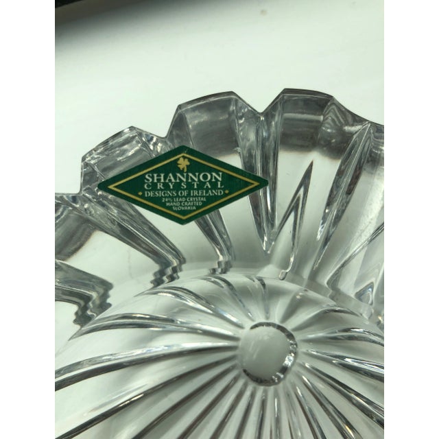 Transparent Late 20th Century Shannon Leaded Crystal Cigar Ashtray For Sale - Image 8 of 8