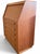 Mid-Century Modern 1960s Danish Modern Dyrlund Teak Drop-Front Secretary Desk & Vanity For Sale - Image 3 of 11