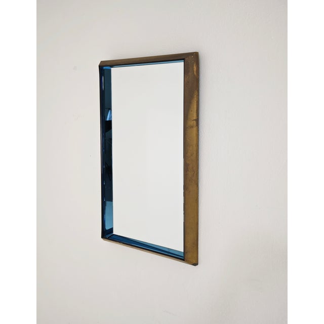 Mirror Mod 2172A in Brass and Colored Glass by Max Ingrand for Fontana Arte, 1960 For Sale - Image 15 of 18