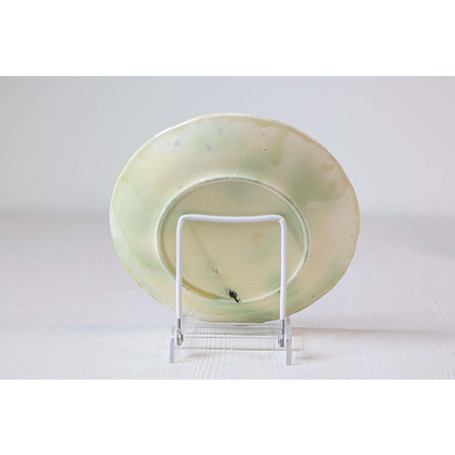 French 19th Century Majolica Grape Plates with Their Leaves, Seven Available For Sale - Image 10 of 10