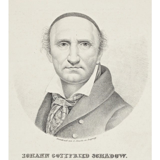 A. Pünicke, Self-Portrait, 1825, Lithograph For Sale