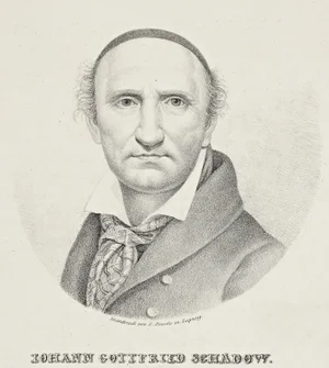A. Pünicke, Self-Portrait, 1825, Lithograph