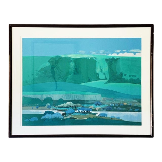 Limited Edition Lithograph by Keith Finch 27/250 Signed For Sale