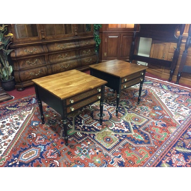 Vintage End Tables, Hitchcock Furniture, the Pair Chairish