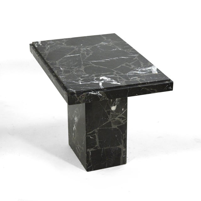 Contemporary 1980s Marble Side Table Attributed to Ello For Sale - Image 3 of 11