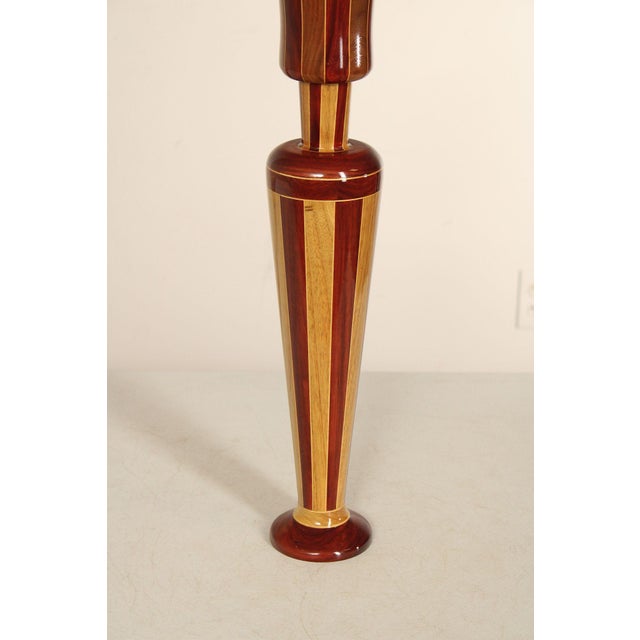Philip M. Jacoby Set of Three Handcrafted Wood Vases For Sale - Image 13 of 18