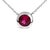Imbued with captivating radiance, this exquisite pendant necklace combines the timeless allure of .925 sterling silver...