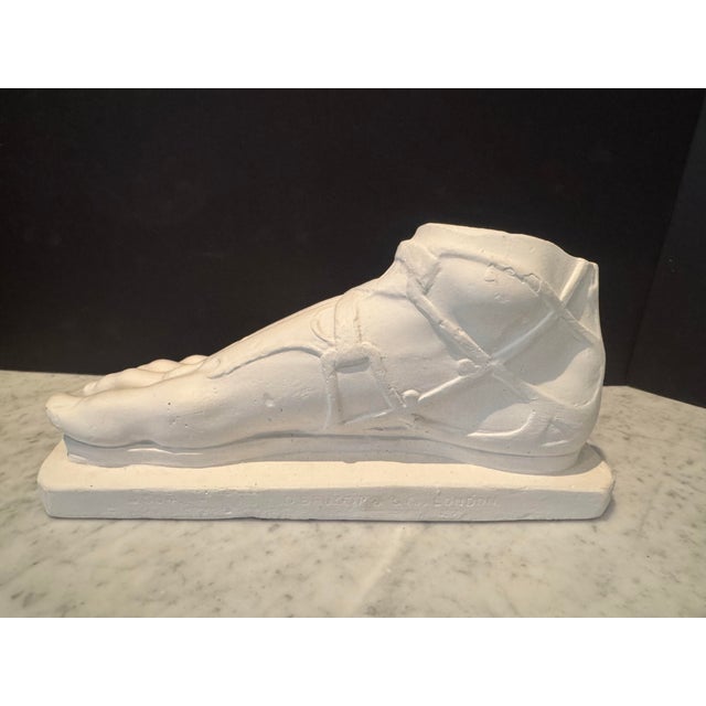 2000 - 2009 Plaster Sculpture of a Roman Foot by Pj Hone, London For Sale - Image 5 of 10