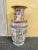 Vintage Famille Rose Vase and Hand Painted in Pastels With Heavy Gold Accents For Sale In West Palm - Image 6 of 11