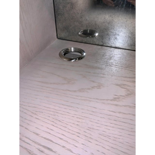 Global Views Williamsburg Modern Gray Wood Cabinet For Sale - Image 9 of 10