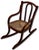 Unusual Antique Very Small Doll Size Bentwood Rocking Chair Possibly a Salesman Sample - Measures 15 Inches Tall For Sale - Image 14 of 18