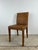 Brown Vintage Boho Chic Wicker Side Chair For Sale - Image 8 of 12