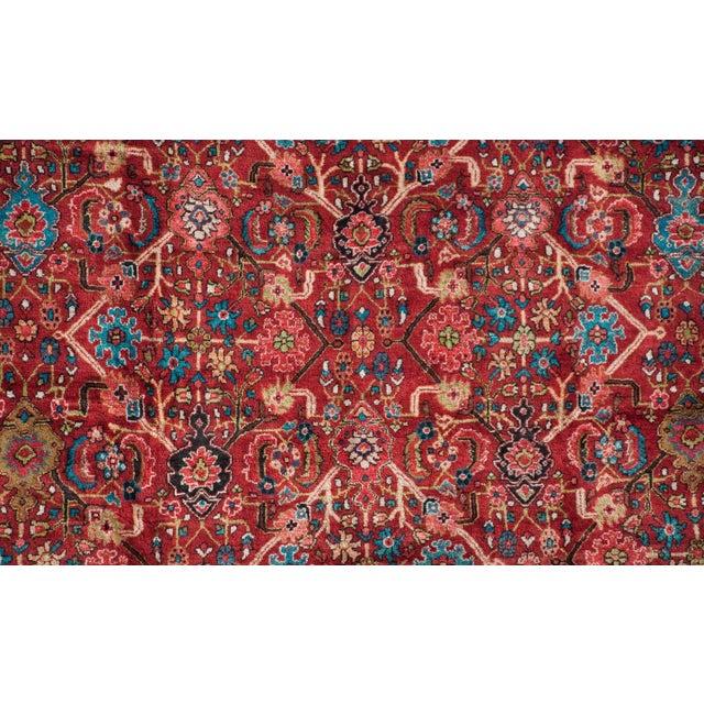 Vintage Mahal Carpet - 11'2" x 13'7" For Sale - Image 9 of 15