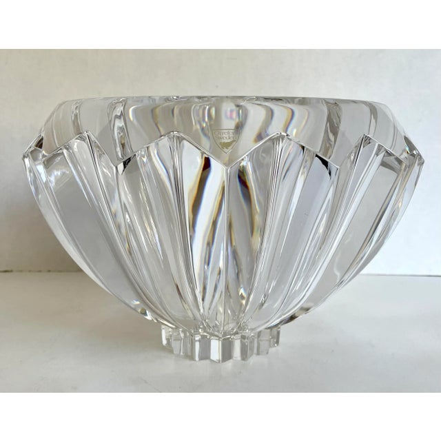 Here is a STUNNING crystal bowl by Orrefors, that is designed and signed by Erika Lagerbielke. I believe it is from the...
