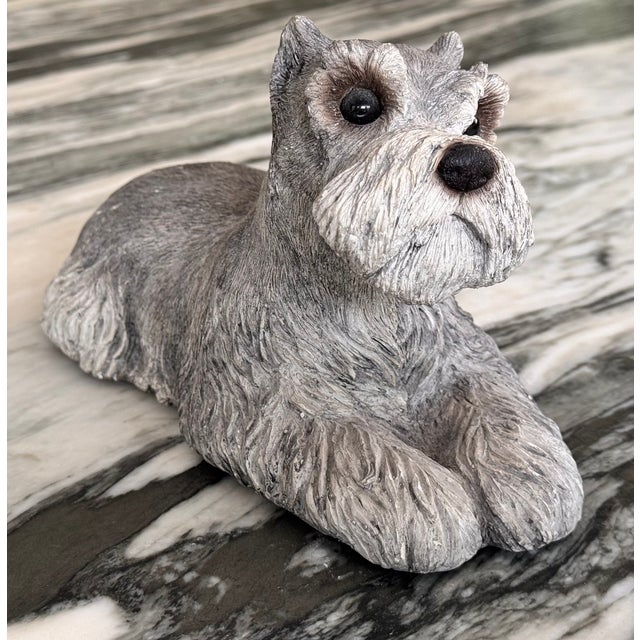 Plastic 1981 Sandicast Schnauzer Figure For Sale - Image 7 of 15