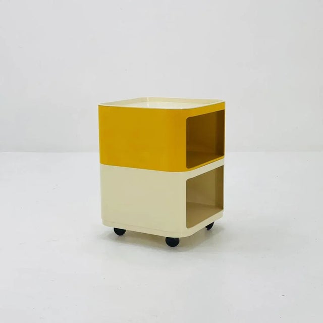 Componibili Square serving trolley by Anna Castelli for Kartell - Italy 1960s model 4970 Iconic Componibili side table,...