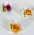 Vintage Rose Motif English Bone China Place Card Holders, Set of 6 For Sale - Image 4 of 9