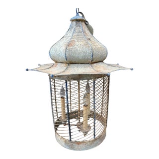 Late 20th Century Neirman Weeks Voliere Pagoda Lantern For Sale