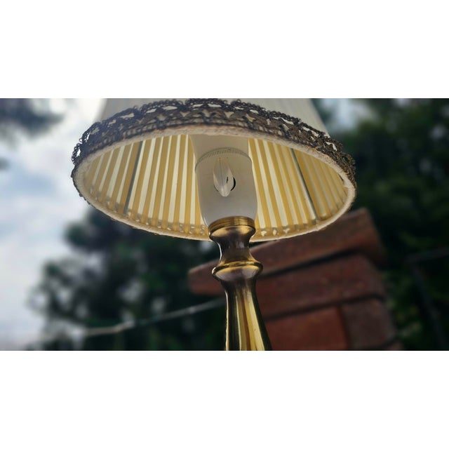 1970s Brass Table Lamp, 1970s For Sale - Image 5 of 10