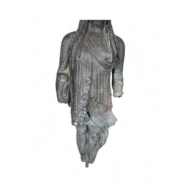 Large Greek Bronze Sculptures, 1940s, Set of 2 For Sale - Image 3 of 12