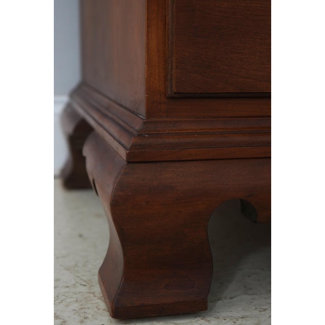 Brown Statton Cherry Secretary Desk W. Bookcase Top For Sale - Image 8 of 18