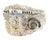 Ammonite and Orthoceras Fossil Plaque. Plaque features two preserved ammonites and one polished orthoceras fossil set...