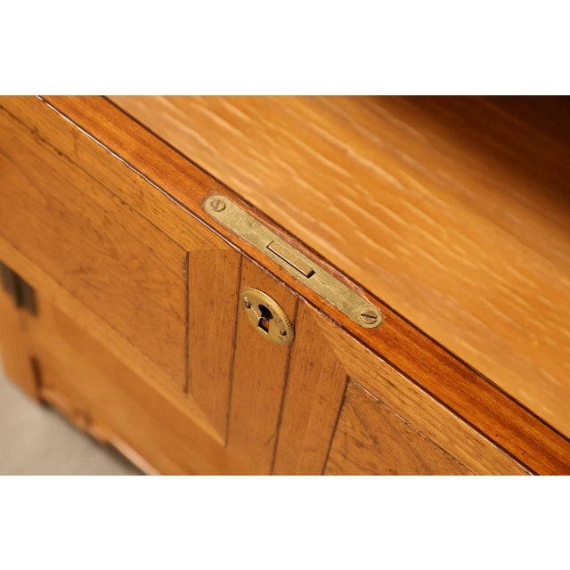 Late 20th Century Baker Asian Style Hardwood Credenza Buffet Sideboard For Sale - Image 5 of 18