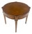 Heritage Henredon Round Fruitwood Lamp Side Table on Tapered Legs MINT For Sale