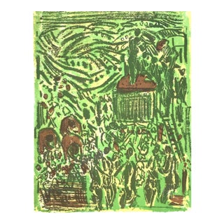 1969 Andre Cottavoz Original Lithograph V1-12 Mourlot For Sale