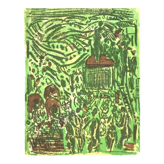 1969 Andre Cottavoz Original Lithograph V1-12 Mourlot For Sale