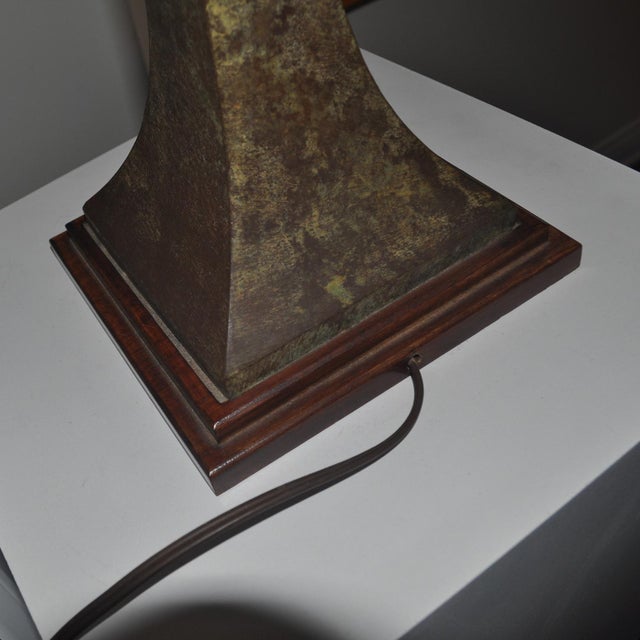Mid 20th Century Stewart Ross James Bronze Table Lamp For Sale - Image 9 of 13