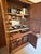 1980 German Baker 9‑Piece Wall Unit & Secretary – Modular Library Cabinet For Sale - Image 12 of 14