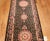 Persian Nazmiyal Collection Black Silk Qum Persian Runner Rug For Sale - Image 3 of 8