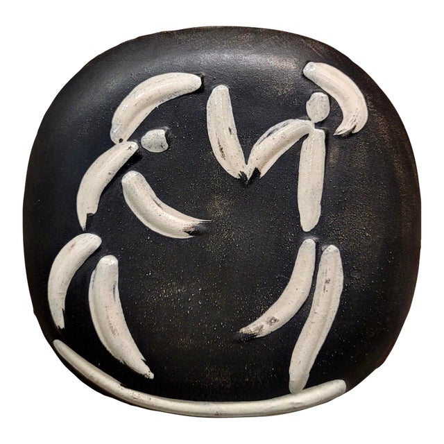 Pablo Picasso - the Dancers - 1950s Madoura Ceramic Plate For Sale