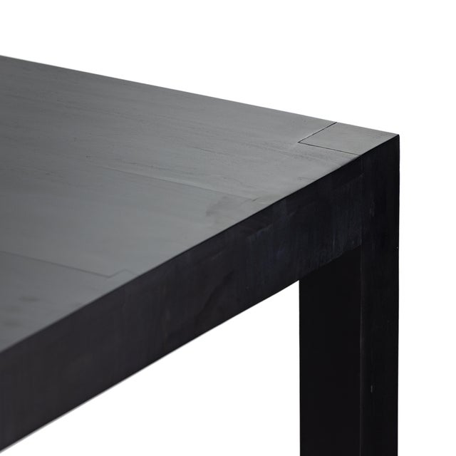 Four Hands Isador Dining Table, Black Wash Poplar For Sale - Image 10 of 11