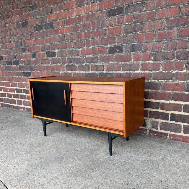 Mid-Century Modern Nils Jonsson for Hugo Troeds Swedish Modern Teak Sideboard Credenza For Sale - Image 3 of 11