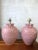 Postmodern Late 20th Century Two Handles Jar Ceramic Table Lamps (A Pair) For Sale - Image 3 of 11