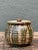 Mid-Century Modern Vintage Textured Pottery Lidded Jar For Sale - Image 3 of 12