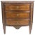 19th Century Refined French Louis XV Marble-Serpentine Top Three-Drawer Commode- Kingwood Parquetry For Sale - Image 9 of 9