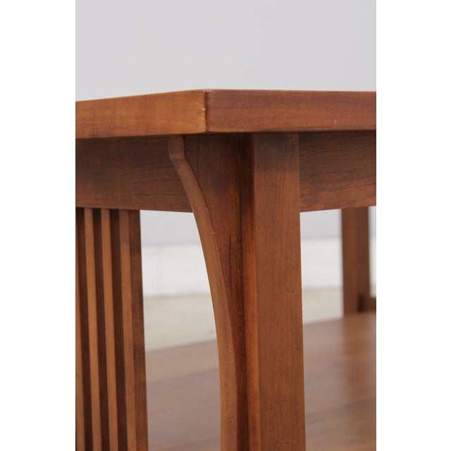 Stickley Mission Cherry Arts & Crafts Coffee Table For Sale - Image 13 of 16