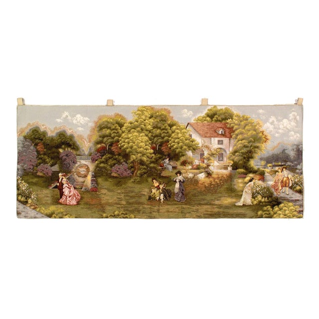 Flemish Wall Tapestry For Sale - Image 4 of 4