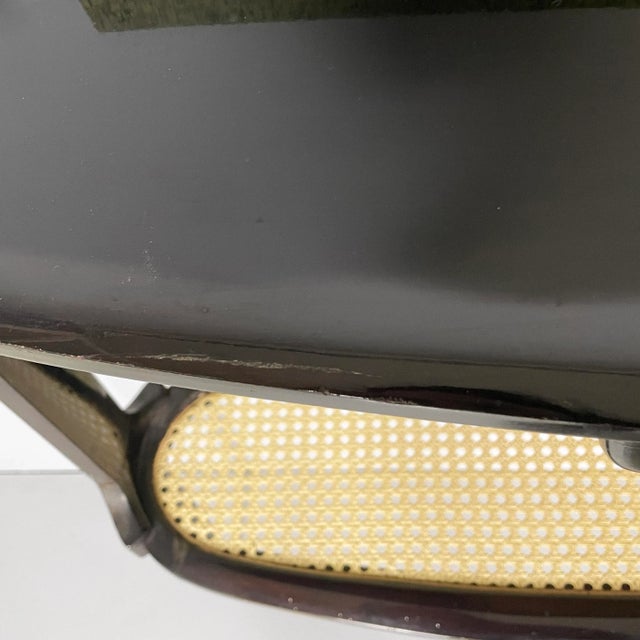 Mid-Century Modern Italian Console Table in Fabric and Straw, 1950s For Sale - Image 6 of 18